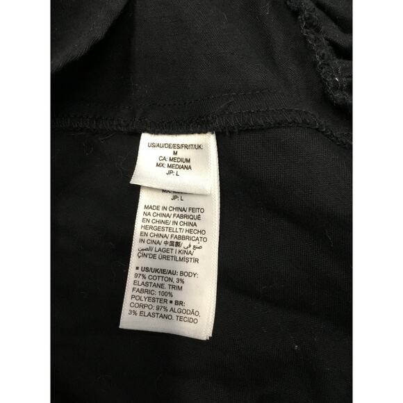 Making The Cut Sienna's Dress Women's Medium Black Ruffle Tiered Hi-Low A-Line - Picture 9 of 9